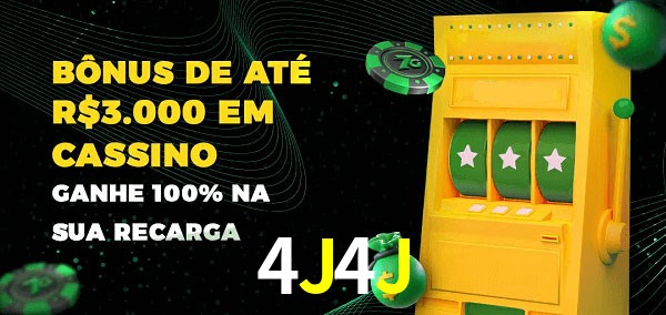 4J4J melhor bônus de depósito