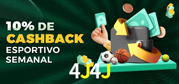 10% de bônus de cashback na 4J4J